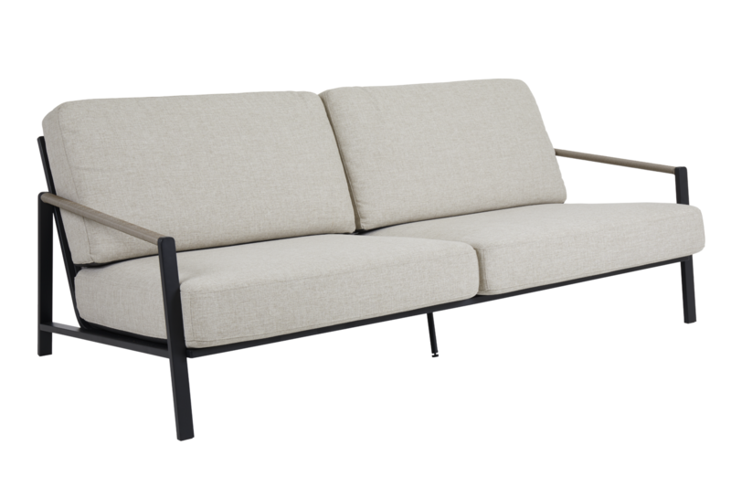 Lyra 2,5-seater sofa Black/Sand