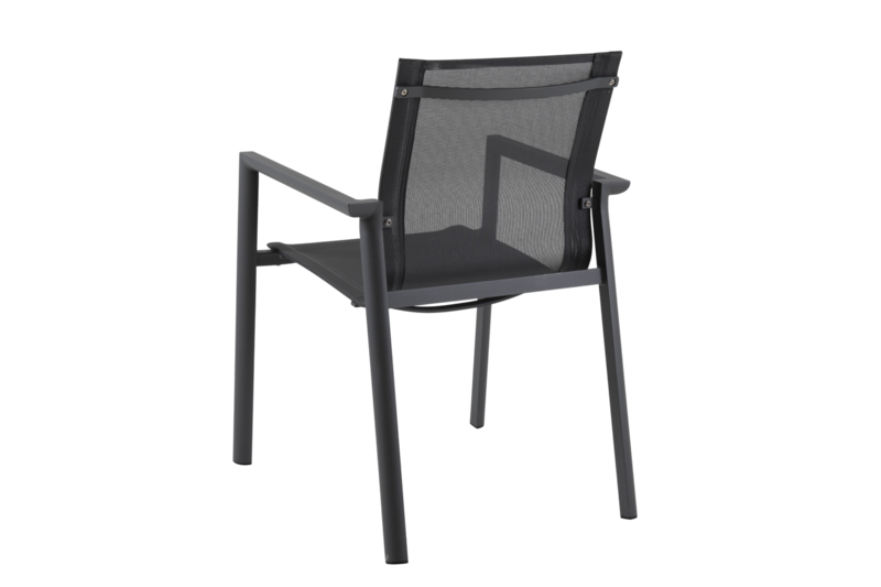 Delia armchair Anthracite/grey