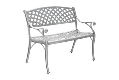 Arras 2-seater sofa Aluminium