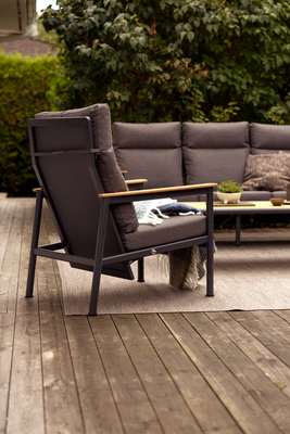 Gordon armchair Anthracite/Soft Dawn