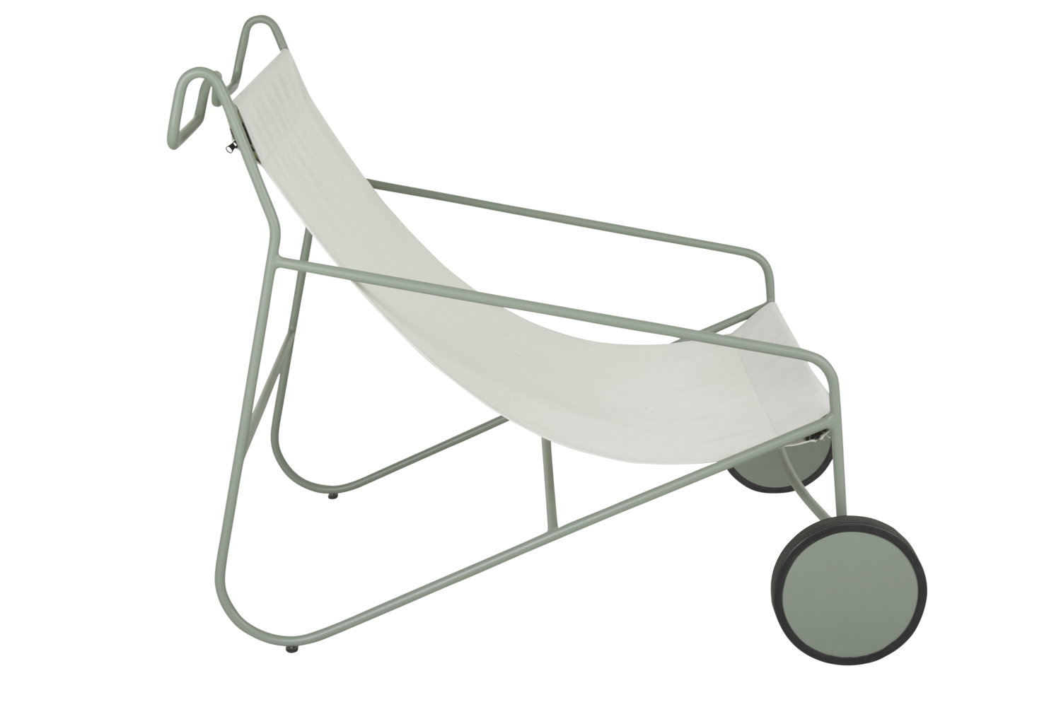 Poul Chair lounge chair Dusty green/Off-white