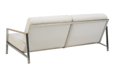 Naos 2,5-seater sofa Stainless Steel/Dot Beige