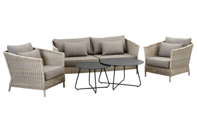 Aster 3-seater sofa Beige/beige