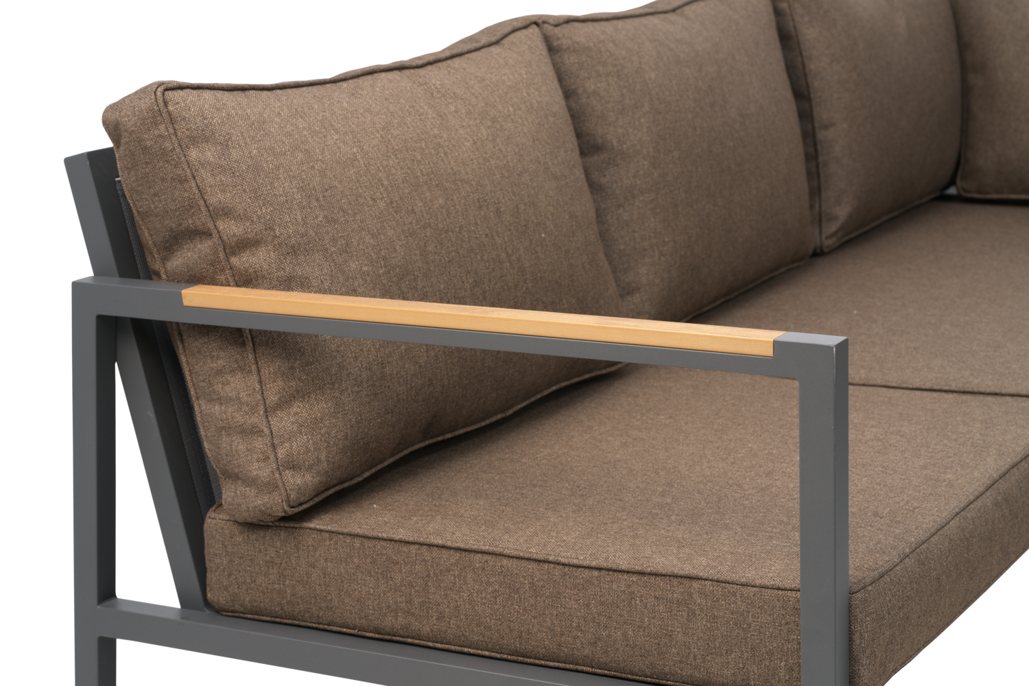 Cap set Anthracite/Brown