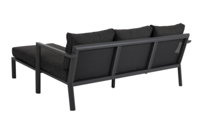 Delia divan sofa Anthracite/grey