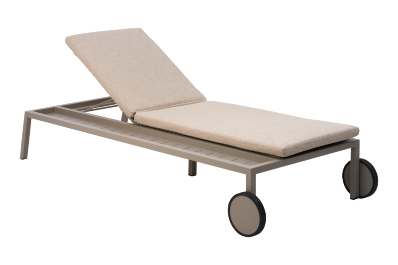 Samvaro lounger Khaki/sand