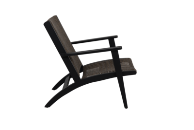 Kira lounge chair Black/rustic