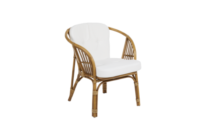 Astrakan armchair Natural colored/white