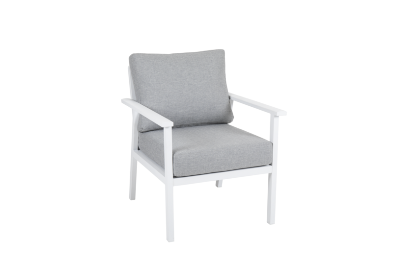 Samvaro armchair White/Pearl grey