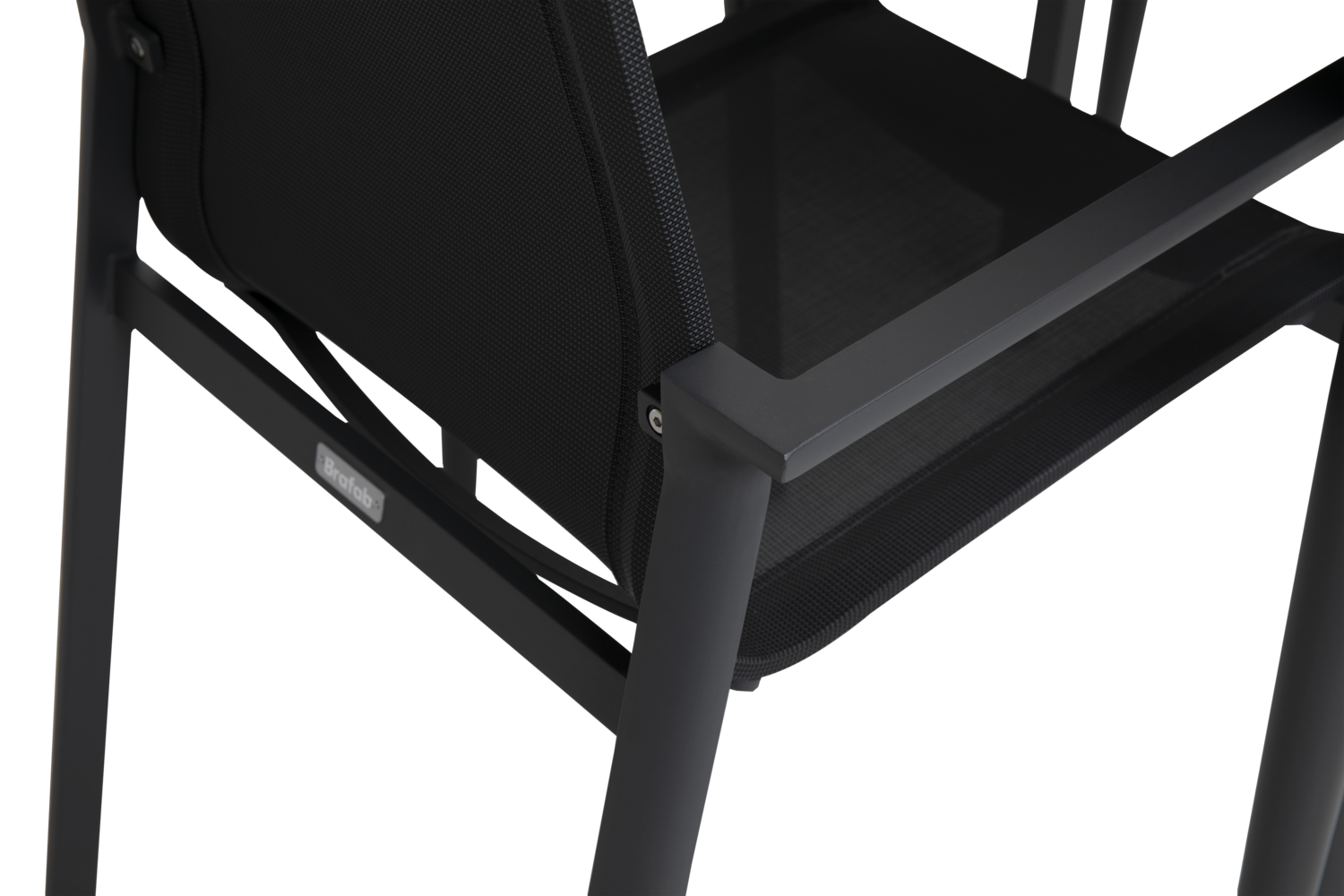 Delia armchair Anthracite/Black