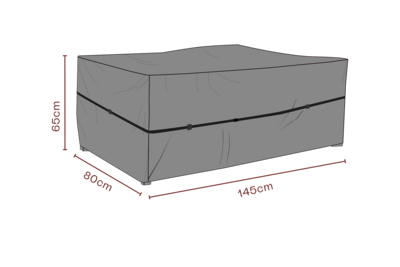 Furniture cover sofa Black