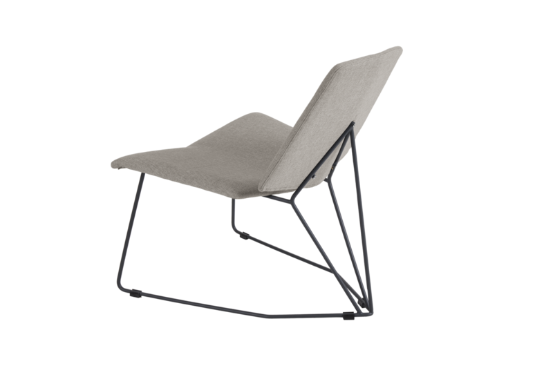 Pollux armchair Anthracite/Sand