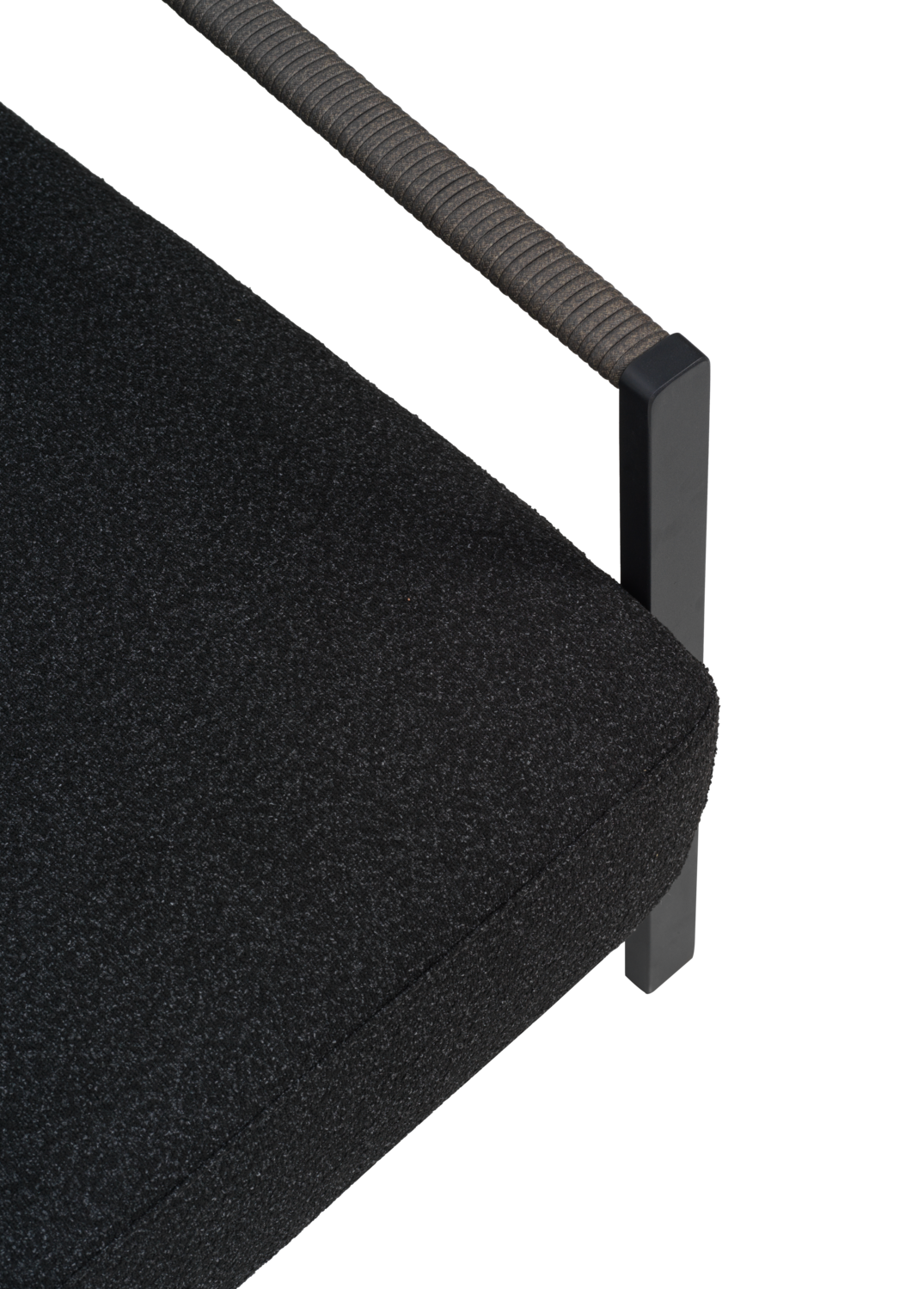 Lyra armchair Black/Teddy Black