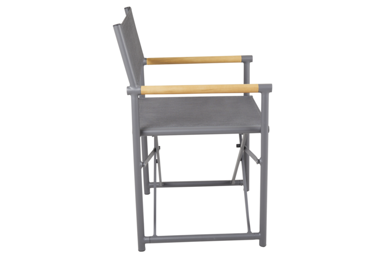 Zand dining chair Anthracite/Teak