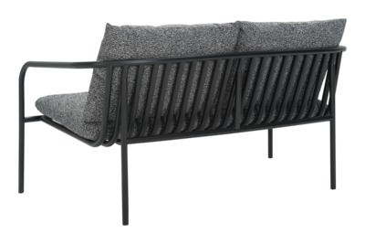 Bendt 2-seater sofa Black/Teddy Ant