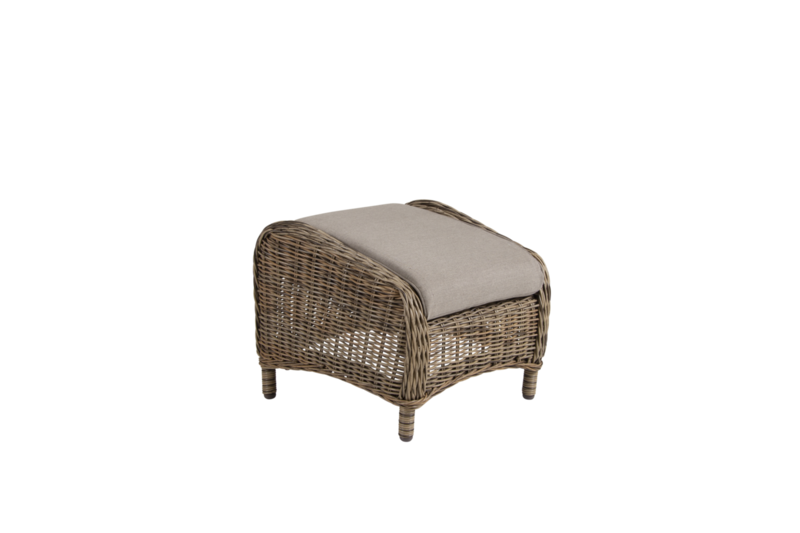 Rosita footstool Natural colored/beige