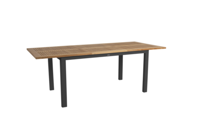 Lyon dining table Black/teak