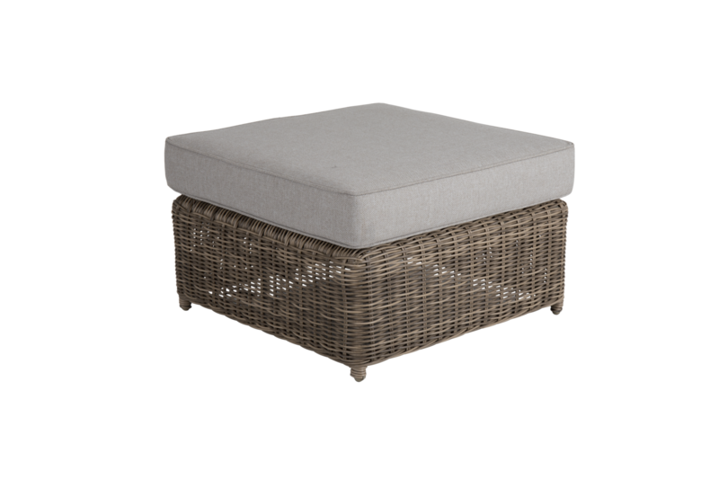 Glendon footstool Rustic/Sand