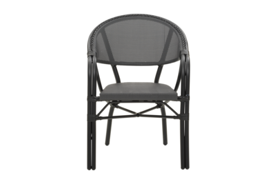 Parterre armchair Black/black