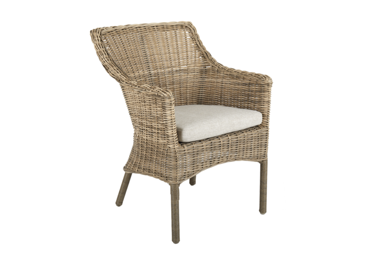 Lenora armchair Natural color