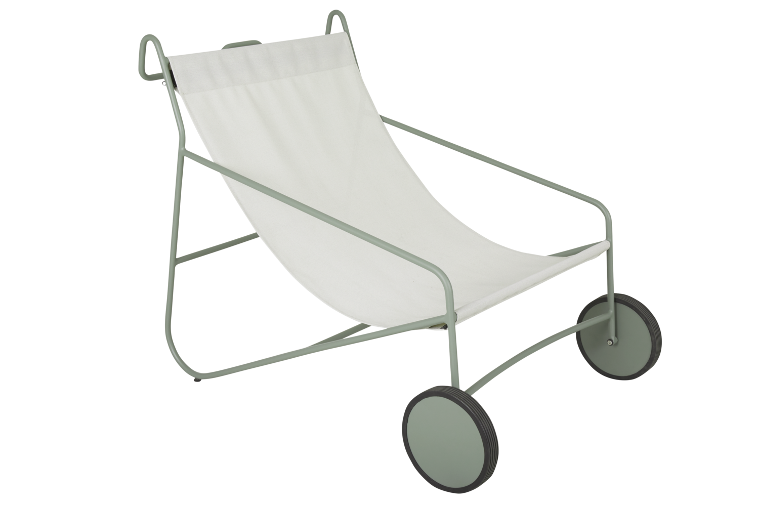 Poul Chair lounge chair Dusty green/Off-white