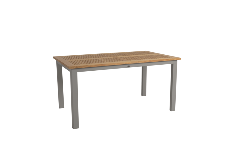 Lyon dining table Khaki/teak