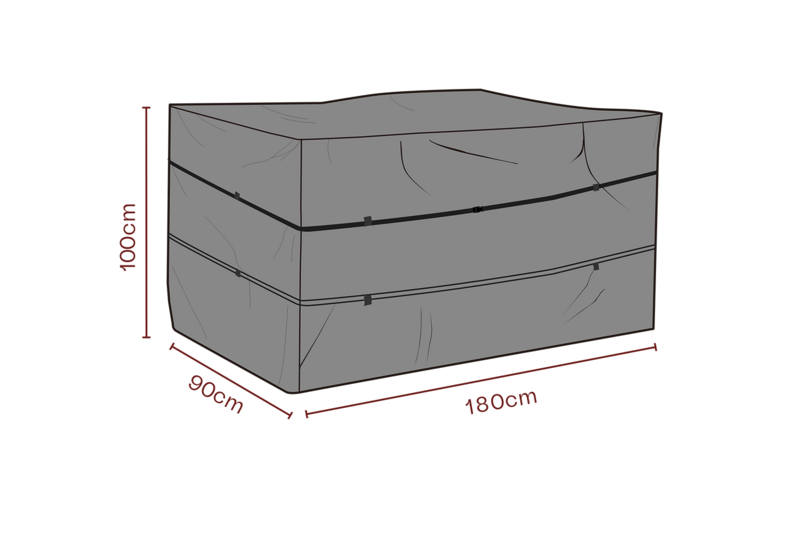 Furniture cover cushion box Black