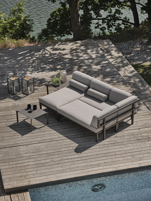 Hallavara coffee table Anthracite/grey