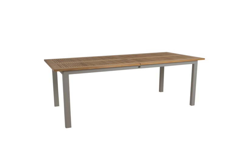 Lyon dining table Khaki/teak