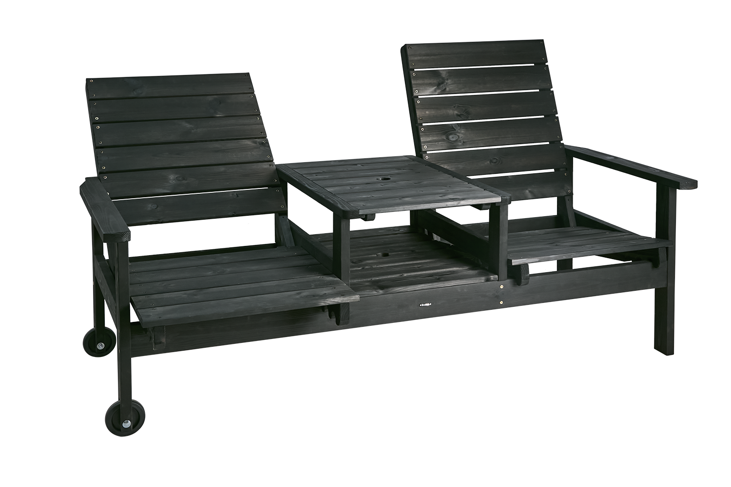 Du & Ja 2-seater sofa Black