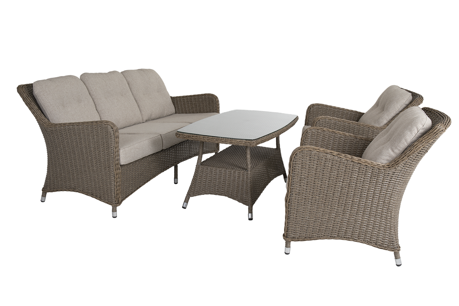 Hornbrook sofa group with table