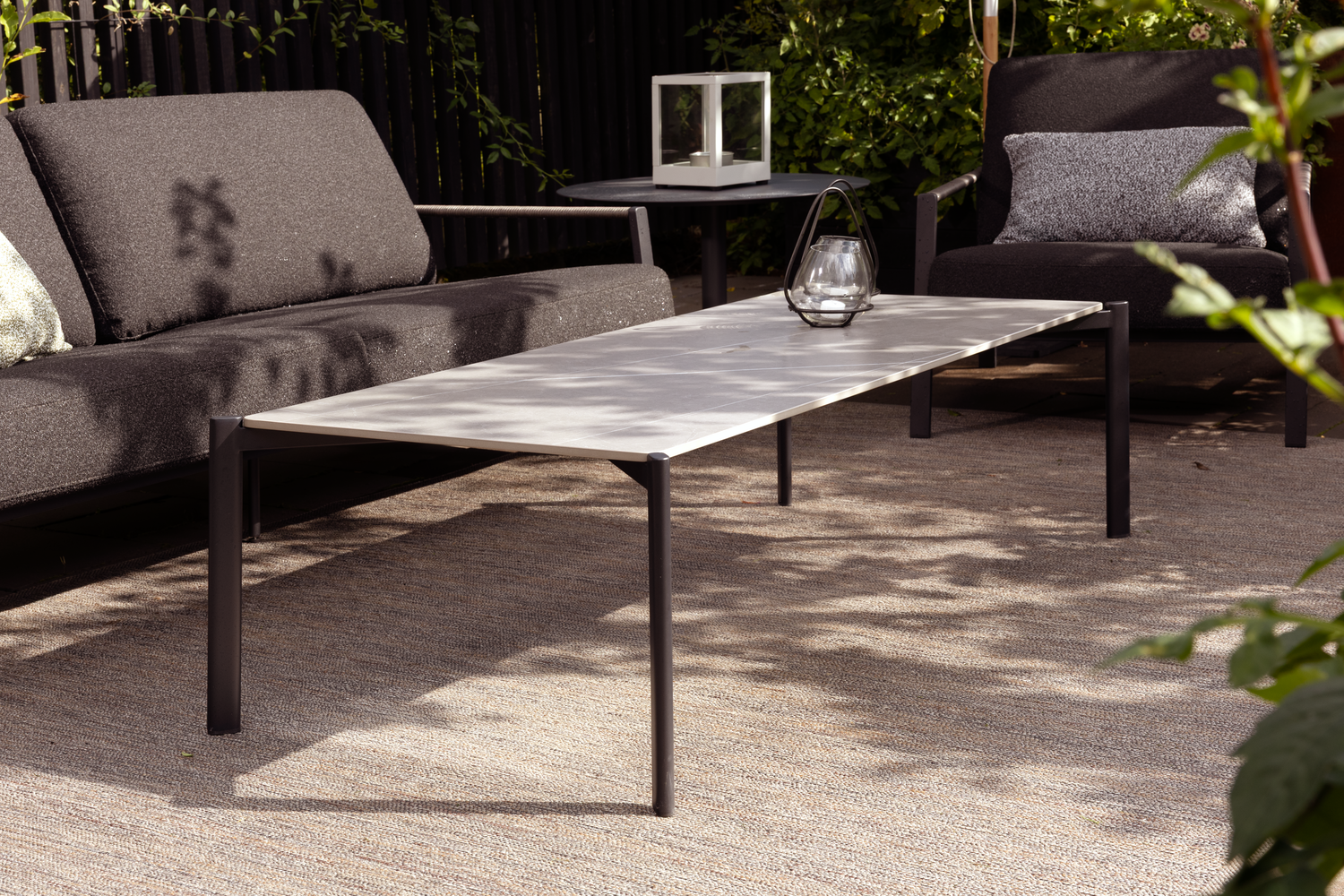 Lyra 2,5-seater sofa Black/Teddy Black