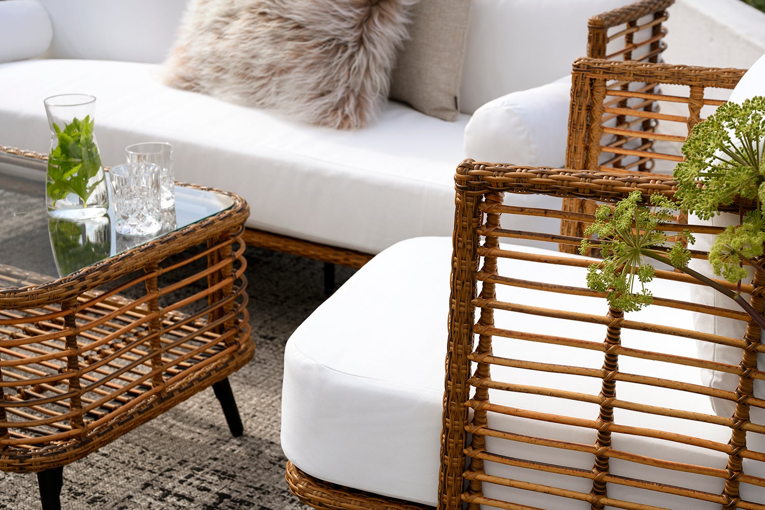 5. Synthetic rattan