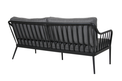 Coleville 3-seater sofa Black/grey