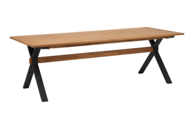 Mark dining table Black/teak