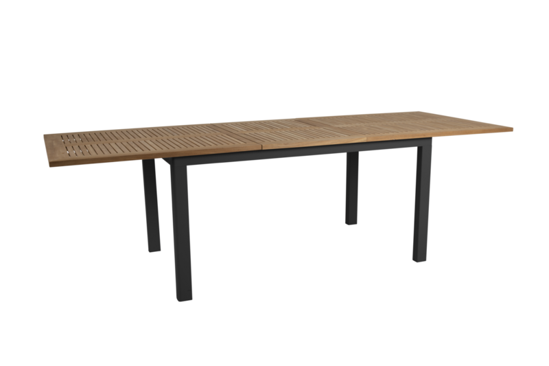 Lyon dining table Black/teak