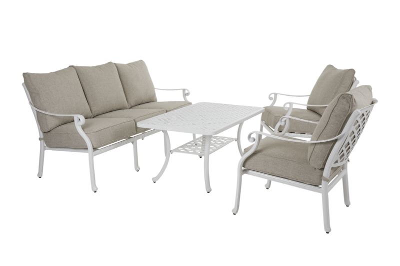 Arras 3-seater sofa White/sand