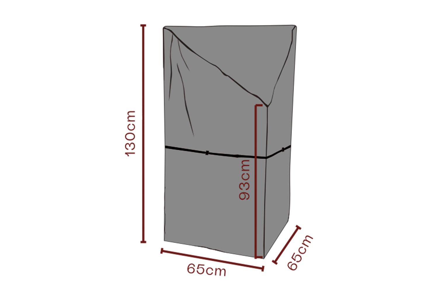 Furniture cover outdoor Kitchen Black - Breathable