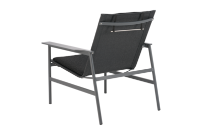 Soro lounge chair Anthracite/Teddy Black