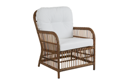 Anemon lounge chair Natural colored/white