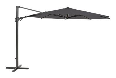 Cilento parasol Anthracite/grey