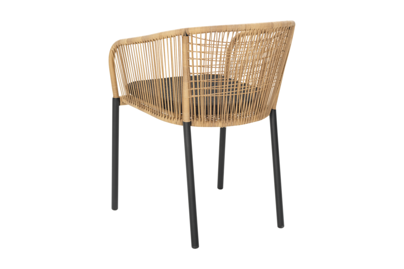 Delta armchair Black/Teddy Black