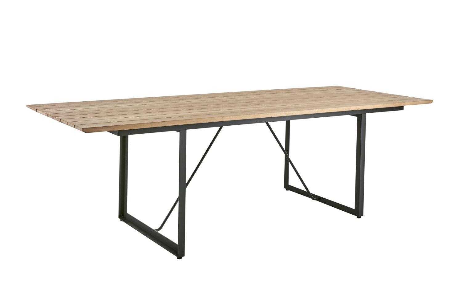 Shad dining table Anthracite/Teak