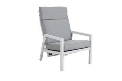 Belfort position armchair White/Pearl grey