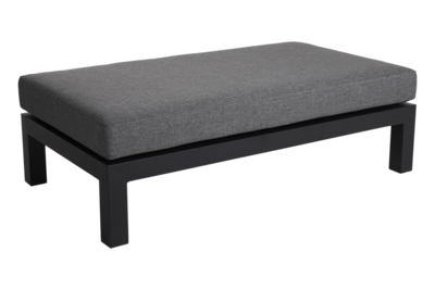 Stettler footstool Black/grey