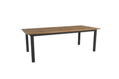 Lyon dining table Black/teak