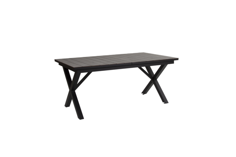 Hillmond dining table Black/Grey wood