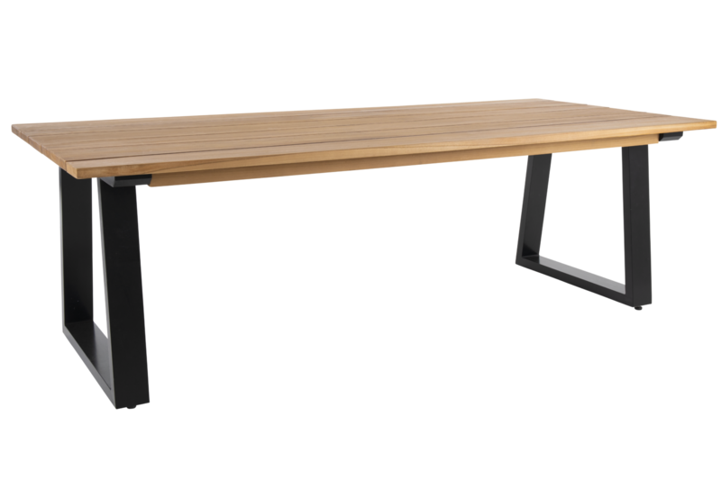 Laurion dining table Natural colored/black