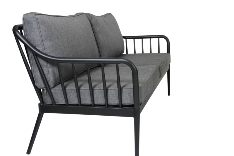 Coleville 3-seater sofa Black/grey