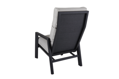 Slide position armchair Black/Ash